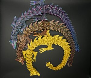 クリスタルドラゴンで彩る幻想世界!最新3Dプリント技術が生む繊細&可動インテリア